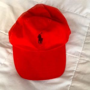 Polo red baseball hat for 2-4t